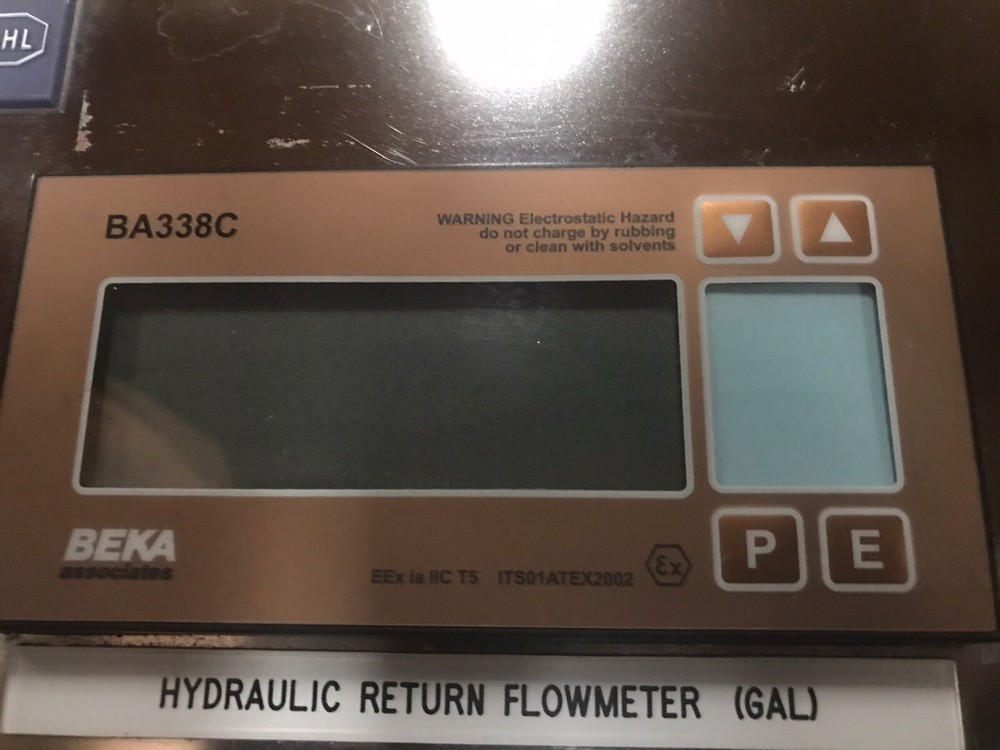 Beka BA338C Display Hydraulic Flowmeter Enclosure