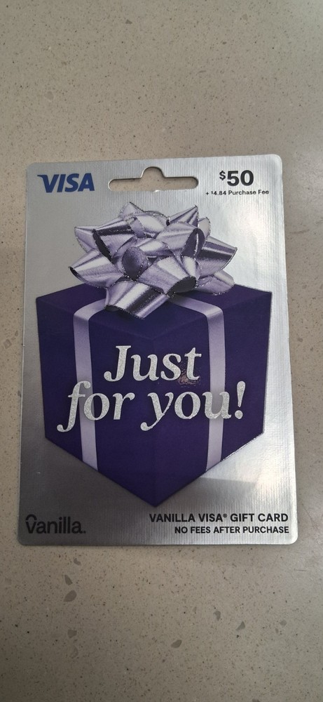 Visa $ 50 Gift Card physical card