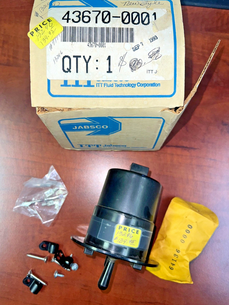 43670-0001 Jabsco Water Proof Switch