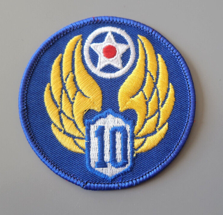 10th Air Force Embroidered Patch NEW