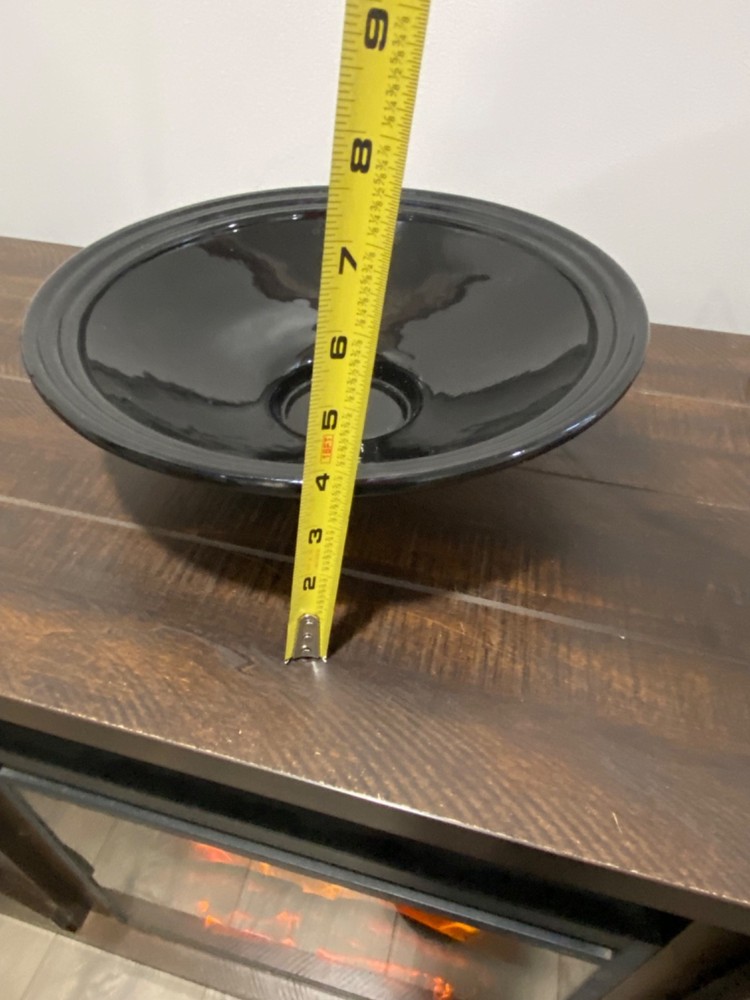 Vintage Haeger Black Console Bowl Planter 954 EUC!!