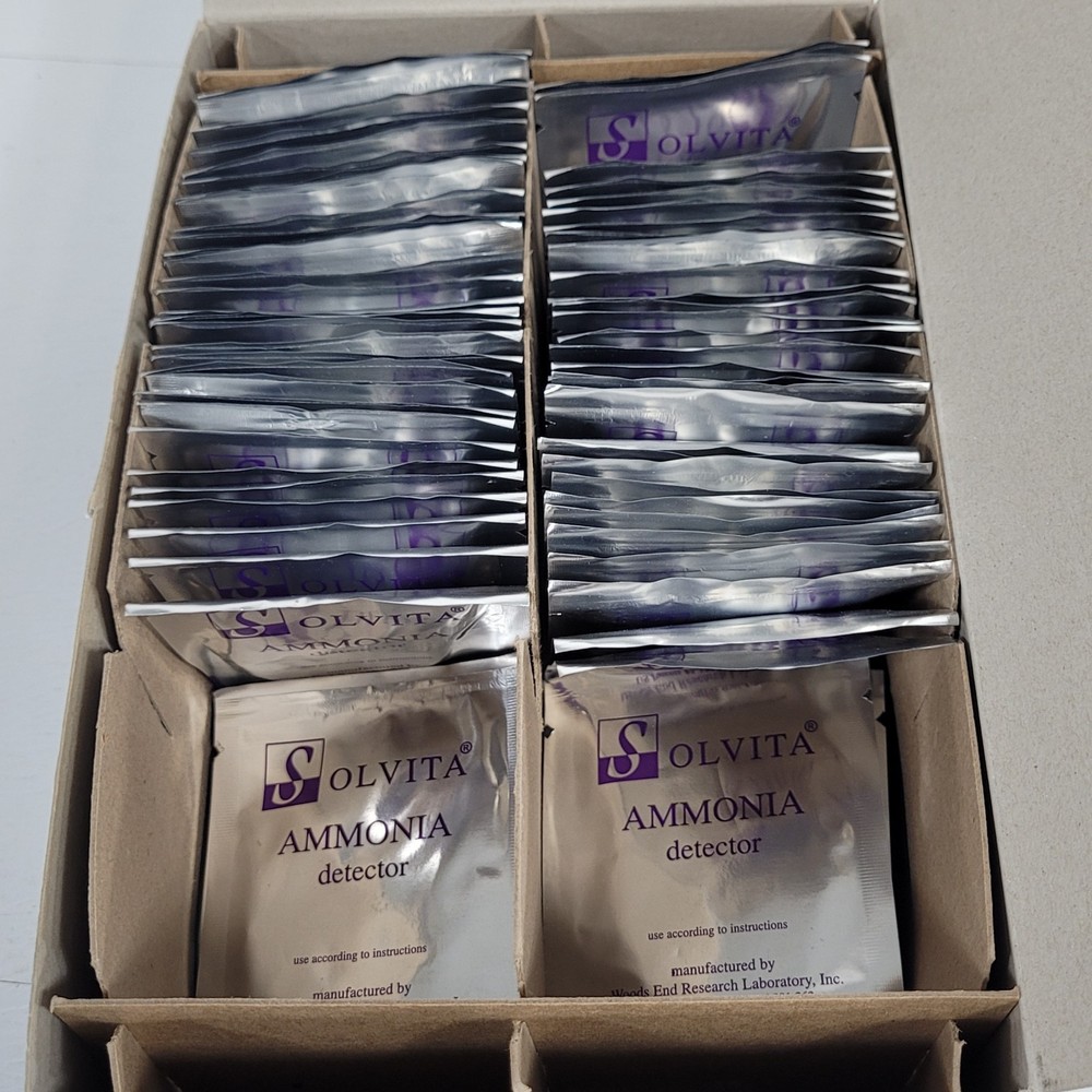 68 PACKETS- Solvita Ammonia Detector Single Packets for Soil Testing Analysis