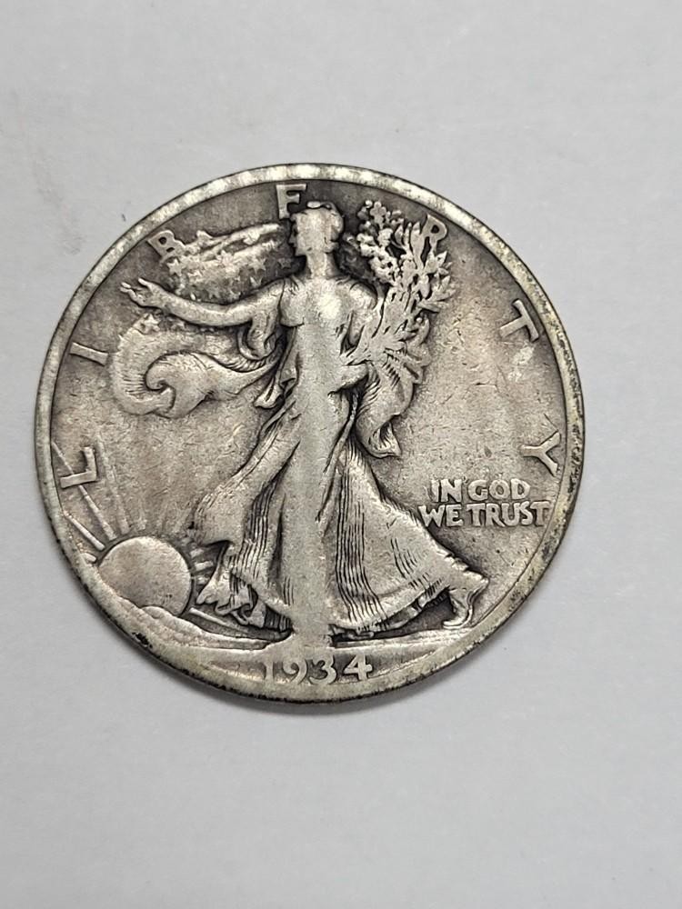 1934 D Walking Liberty Half Dollar