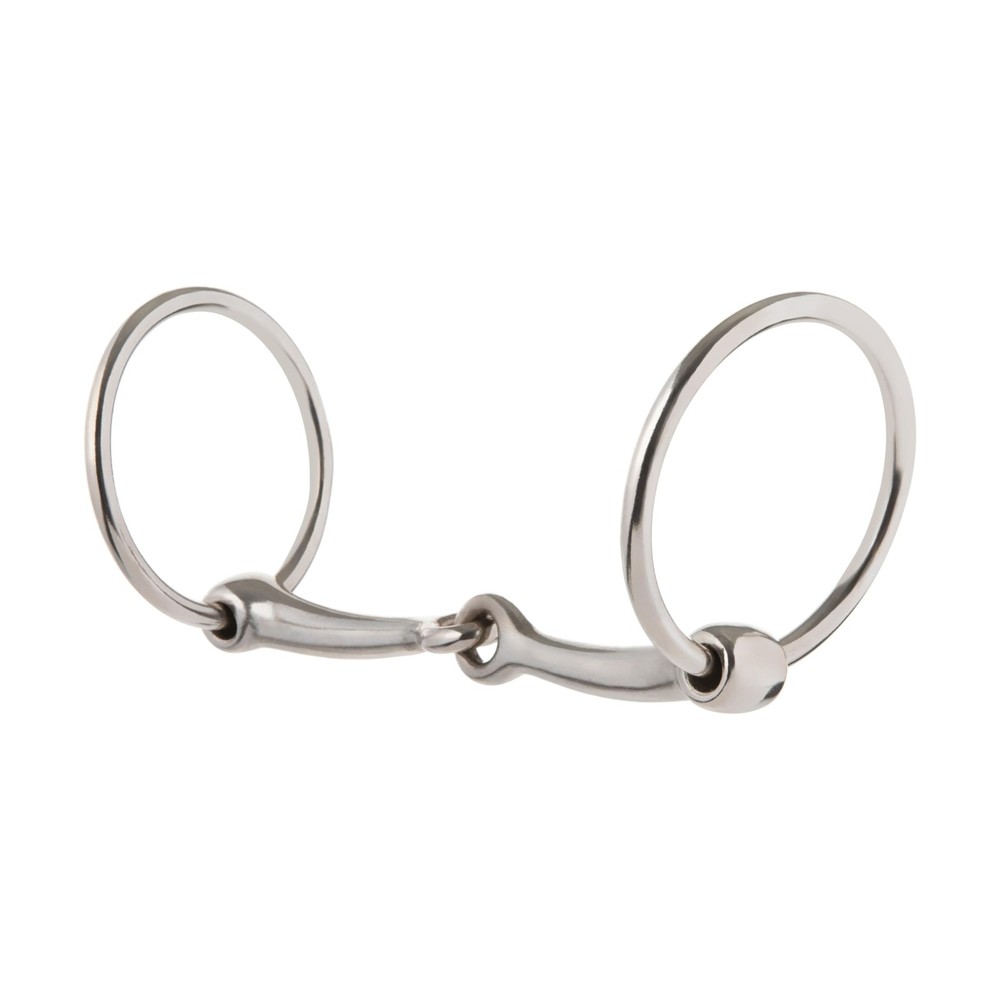 Weaver Leather All Purpose Ring Snaffle Bit 5, black