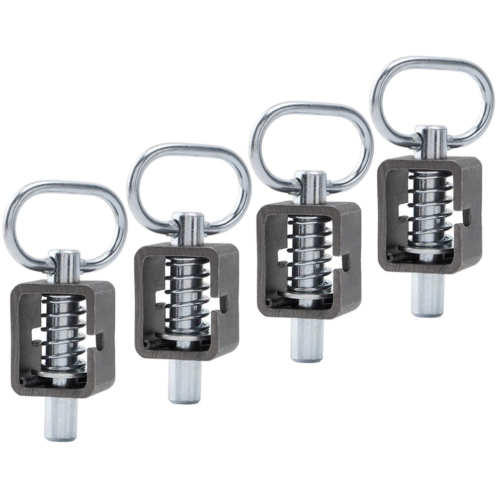 4 Pack Spring Latch Lock, Weld-On Spring Latch Assembly, Trailer Gate Latch