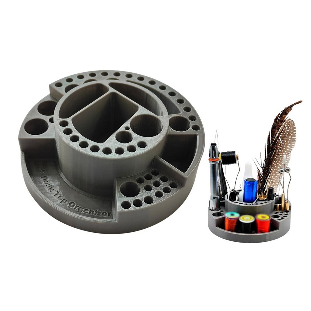 Fly Tying Tool Kit Tabletop Organizer Compact Multifunctional Organization