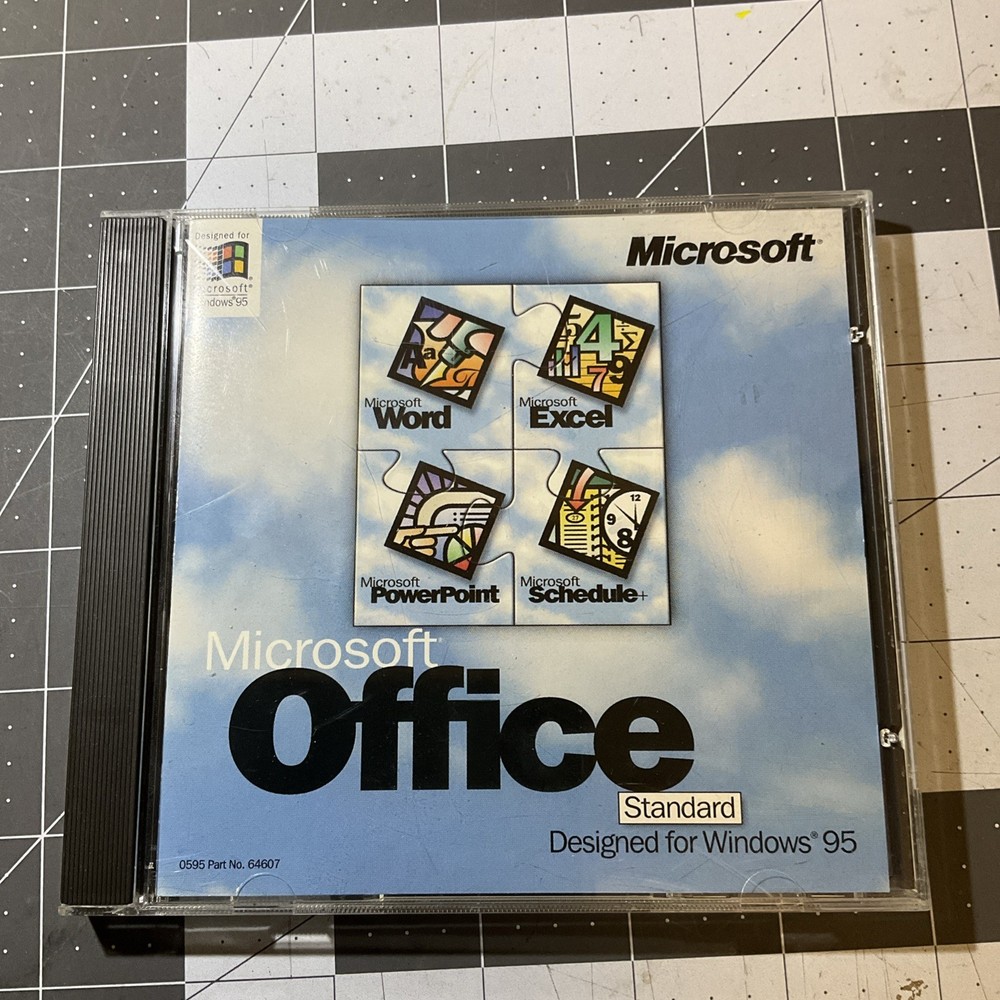 Microsoft Office Standard Disc for Windows 95 with Key