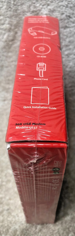 US ROBOTICS 56K USB MODEM model 5637 USR5637 usb V.92 mac pc NEW