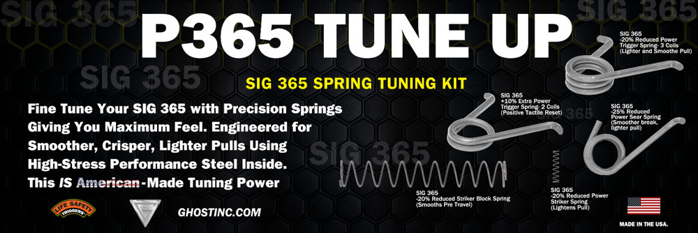 Ghost Sig P365 Master Spring Tune Up 5 Spring Kit