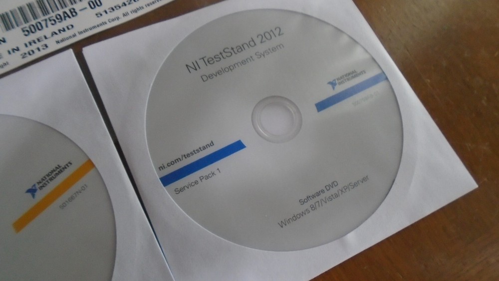 2012 NI TestStand Development System DVD Software Suite Kit Studio Windows