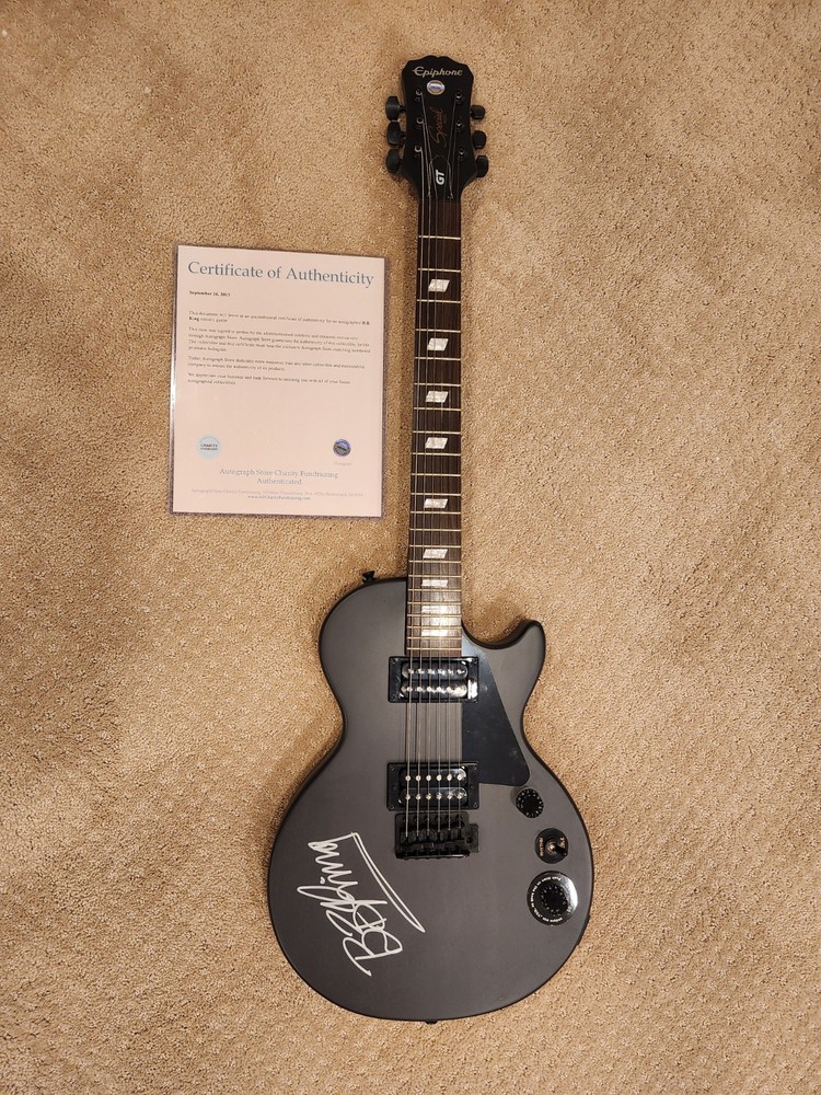 B.B. King Signed Autographed Epiphone Les Paul Special