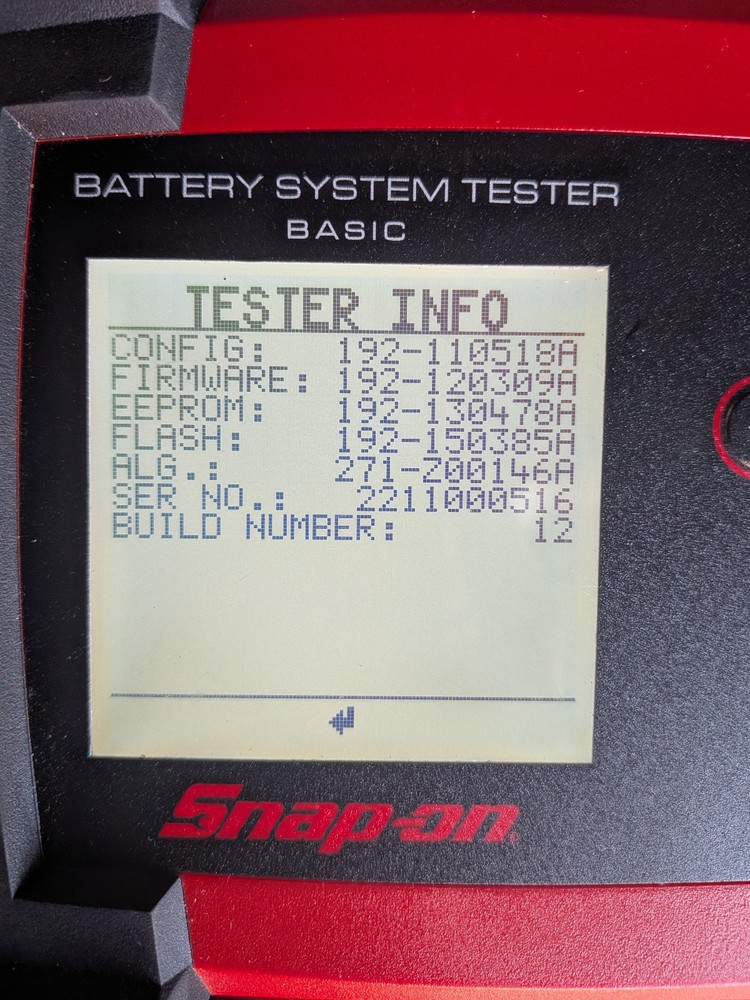 Snap-On EECS150 12v Basic Battery System & Charging System Tester