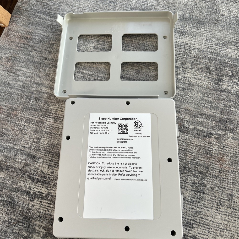 Sleep Number FlexFit 2/3Q Control Unit Box .