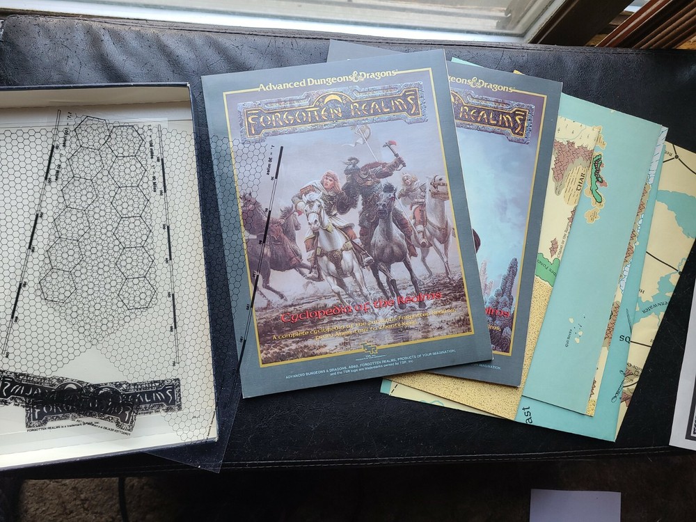 Advanced Dungeons&Dragons Forgotton Realms Campaign boxed Set