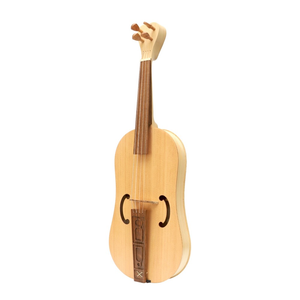 Muzikkon Medieval Fiddle, 4 String Maple Finish