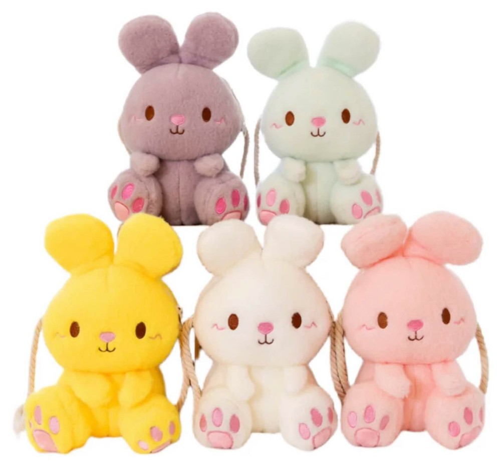 Adorably Fluffy Plush Rabbit Bag