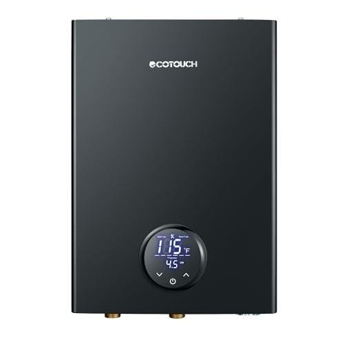 ECOTOUCH 24kW Tankless Water Heater 240V 5.8GPM On Demand Black
