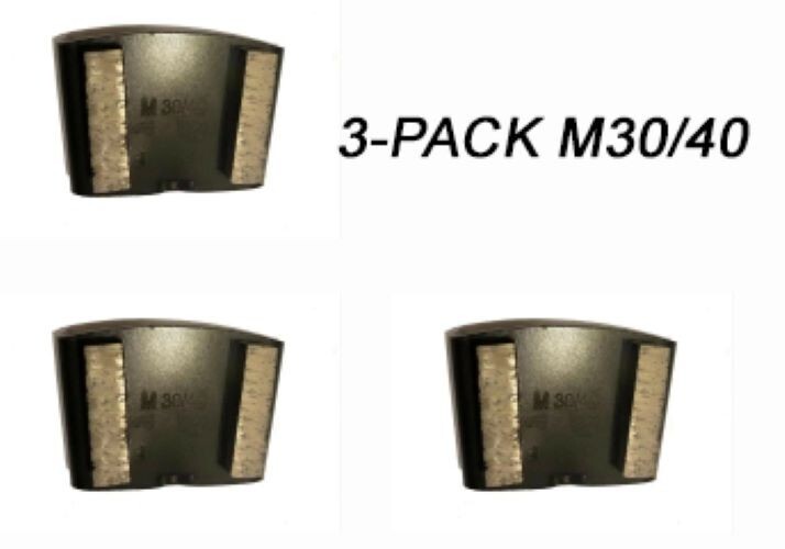 3-pack! HTC Compatible Diamond Grinding Disc For Medium-Soft Surface, 30/40