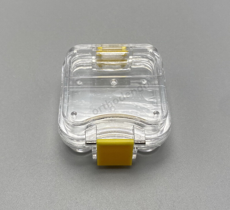 1pcs Denture False Inlay Fragile Display Jewelry Box Membrane Case Hinged Teeth