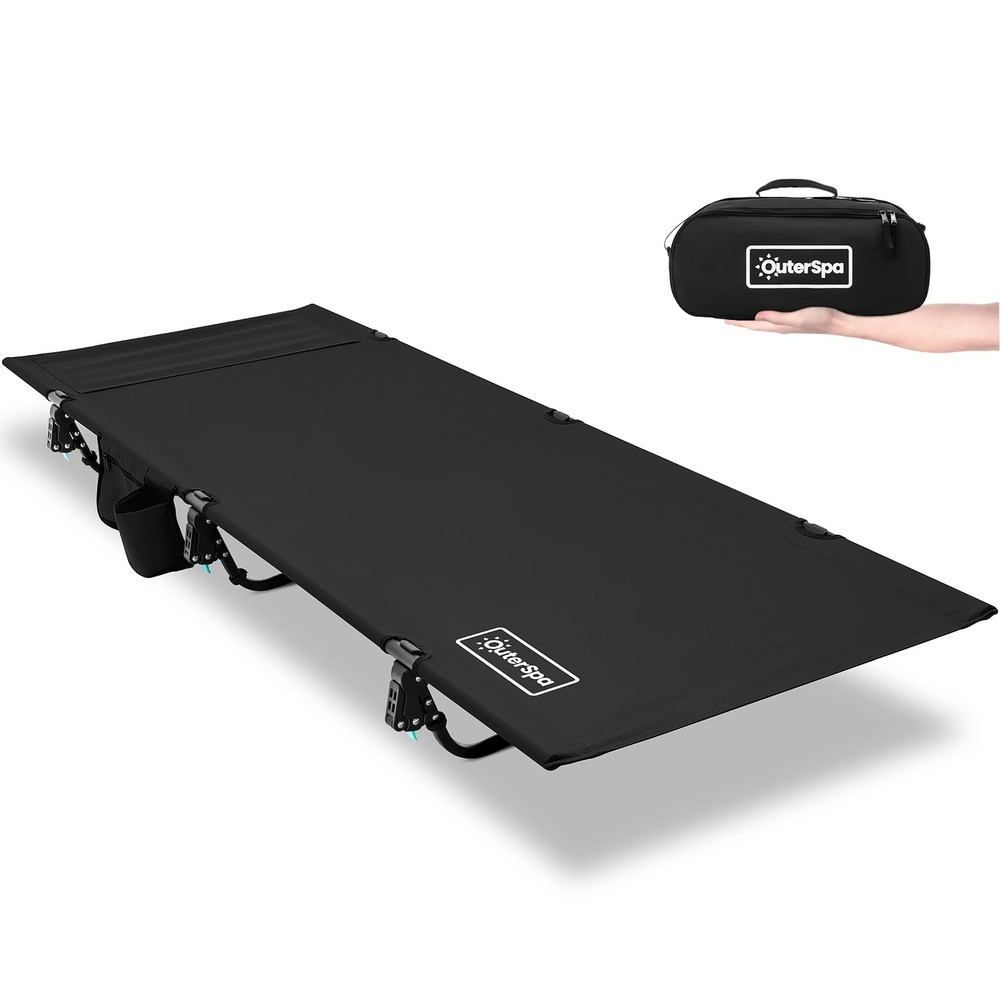 Portable Camping Cot, Sleeping Cots for Adults, Ultralight Backpacking Cot, C...
