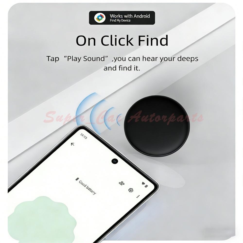 GPS Tracker for Vehicles, Real Time Car Tracking Device, Mini Hidden for Android