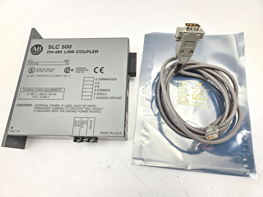 SLC 500 DH-485 Link Coupler