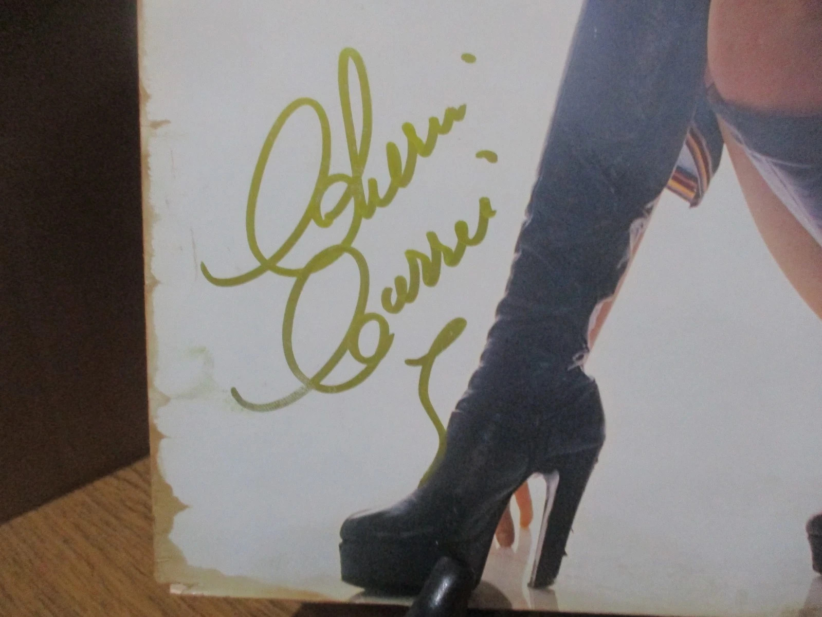 CHERIE CURRIE (THE RUNAWAYS) AUTHENTIC SIGNED/AUTOGRAPHED VINYL RECORD-JSA