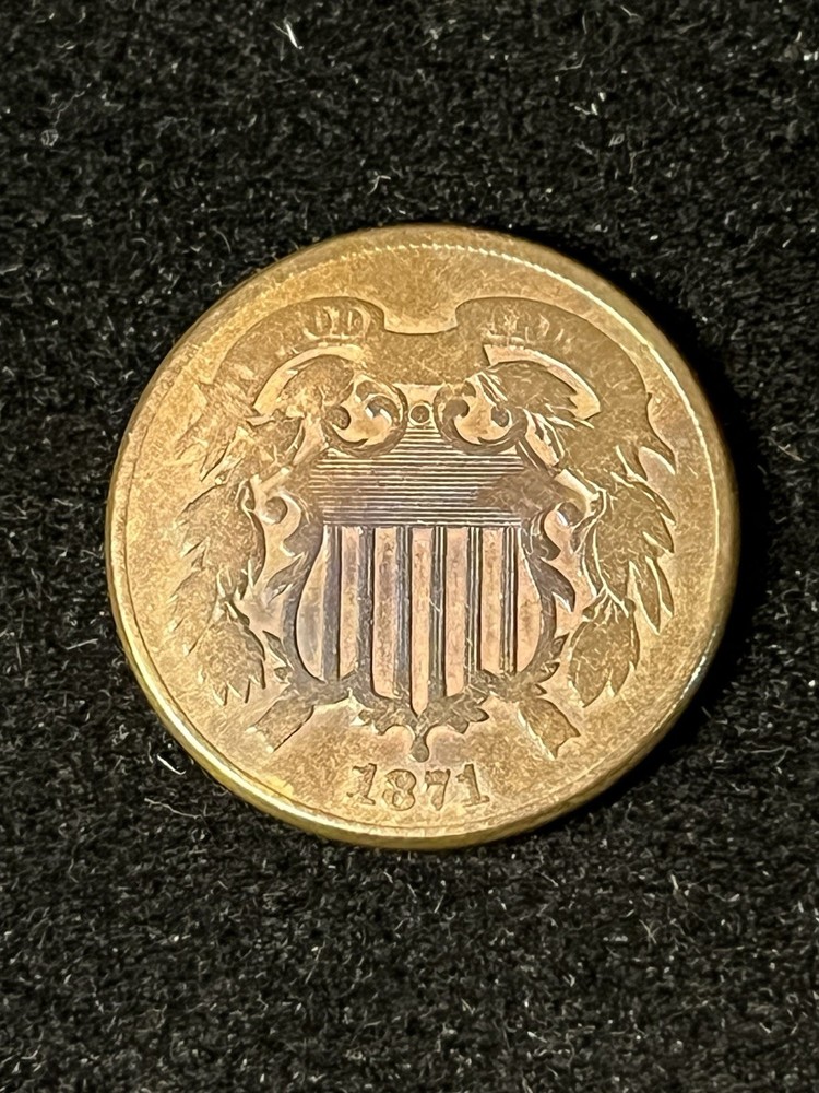 1871 2 cent piece