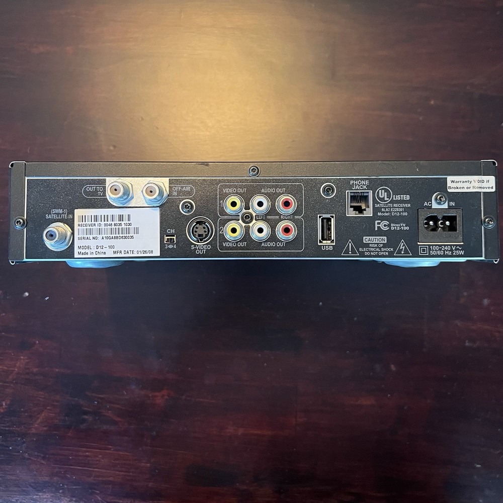 Direct TV Receiver D12-100