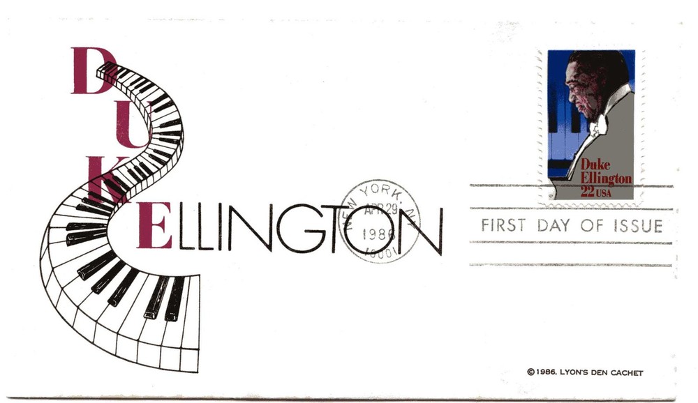 2211 "Duke" Ellington Lyon's Den , FDC