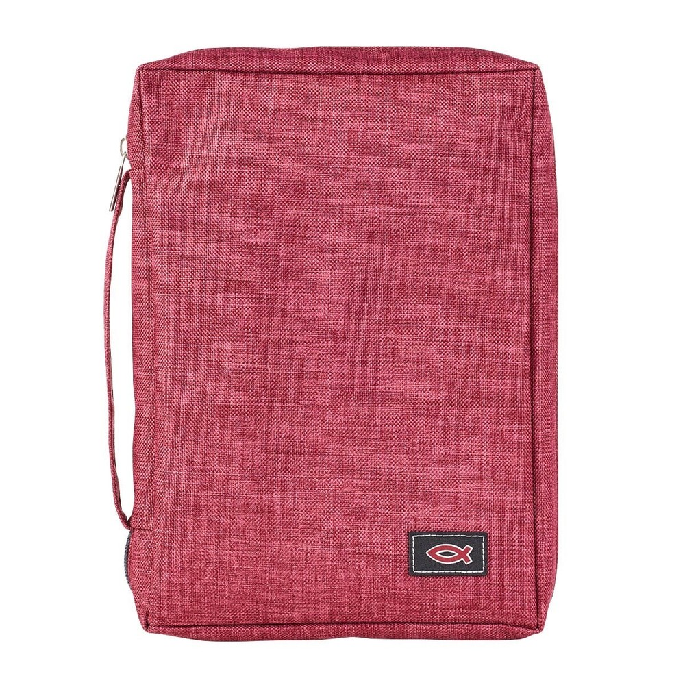 Bible Cover-Value-Fish-Small-Burgundy