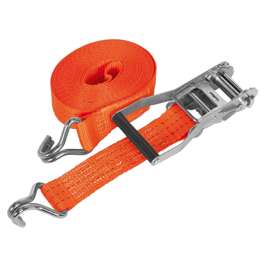 Ratchet Tie Down 50mm x 6m Polyester Webbing 3000kg Breaking Strength