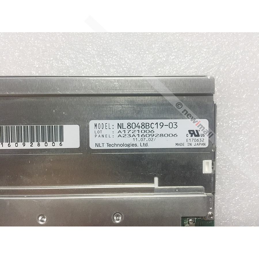 7" inch NL8048BC19-03 For Industrial Application LCD screen display panel by NEC