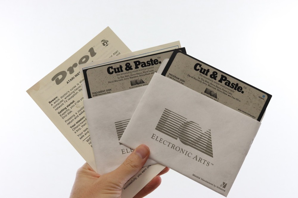 Cut & Paste for Atari Home Computers - 5.25 Media