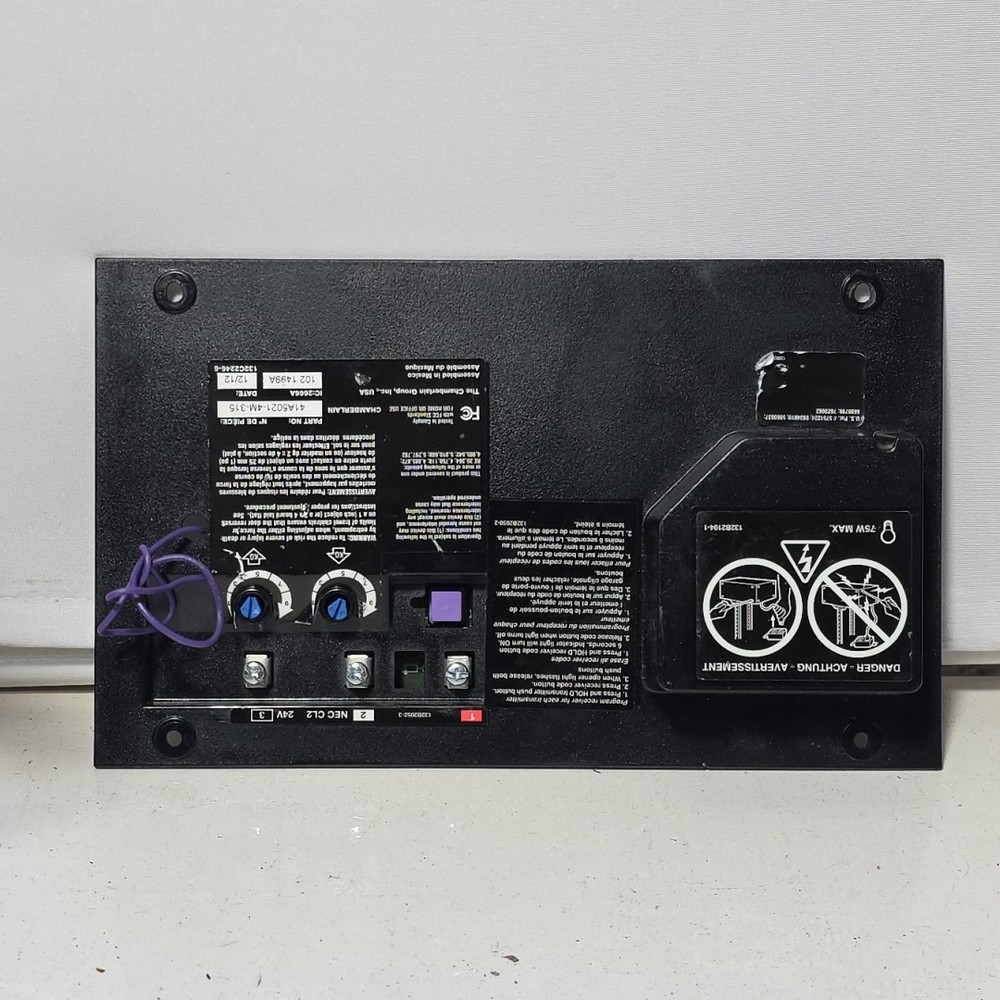 Chamberlain Liftmaster Circuit Board End Panel Purple Learn Btn 41A5021-4M-315