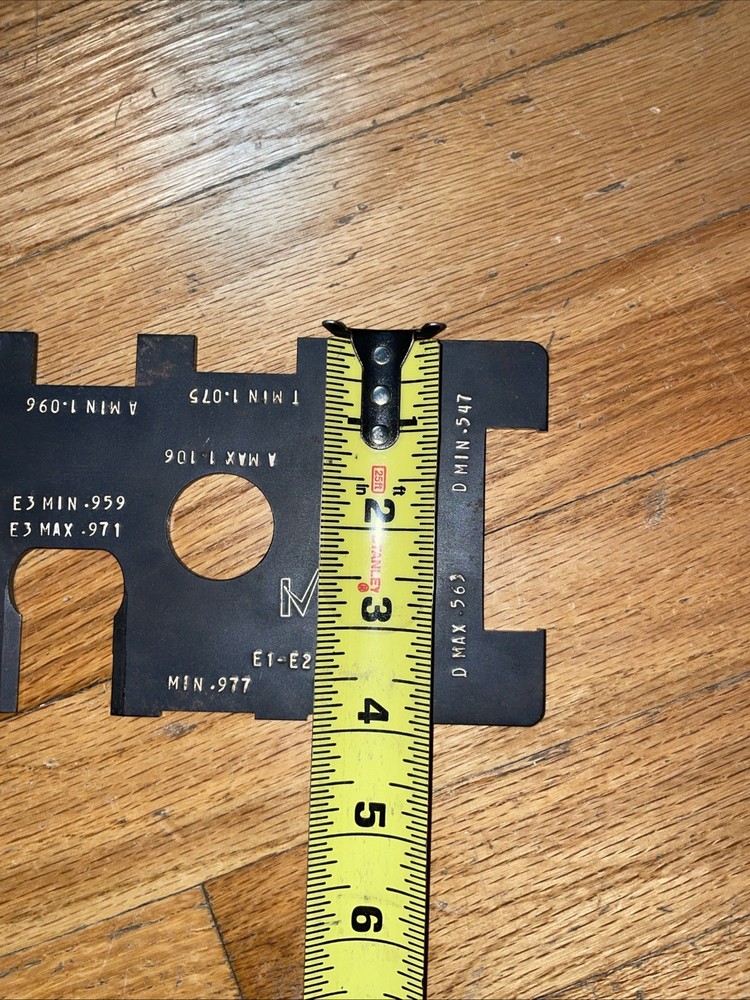 Combination Finish Gauge Chart 28-PCO B-2178