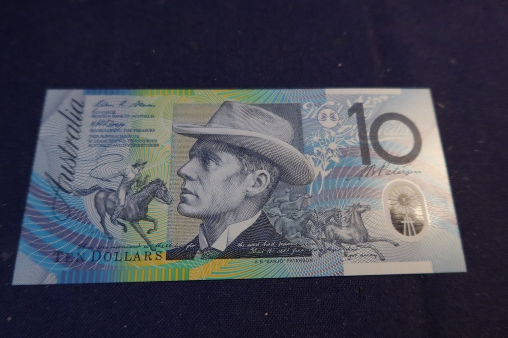 AUSTRALIA 2002-2009 POLYMER ISSUE, $10 P58d DATED 2007, STEVENS & HENRY - UNC