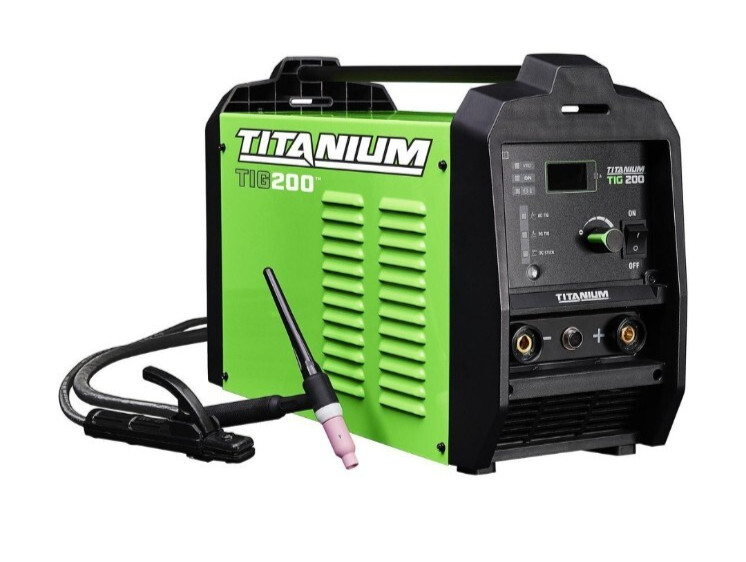 titanium tig 200 ac/dc welder pressure pro amperage controller