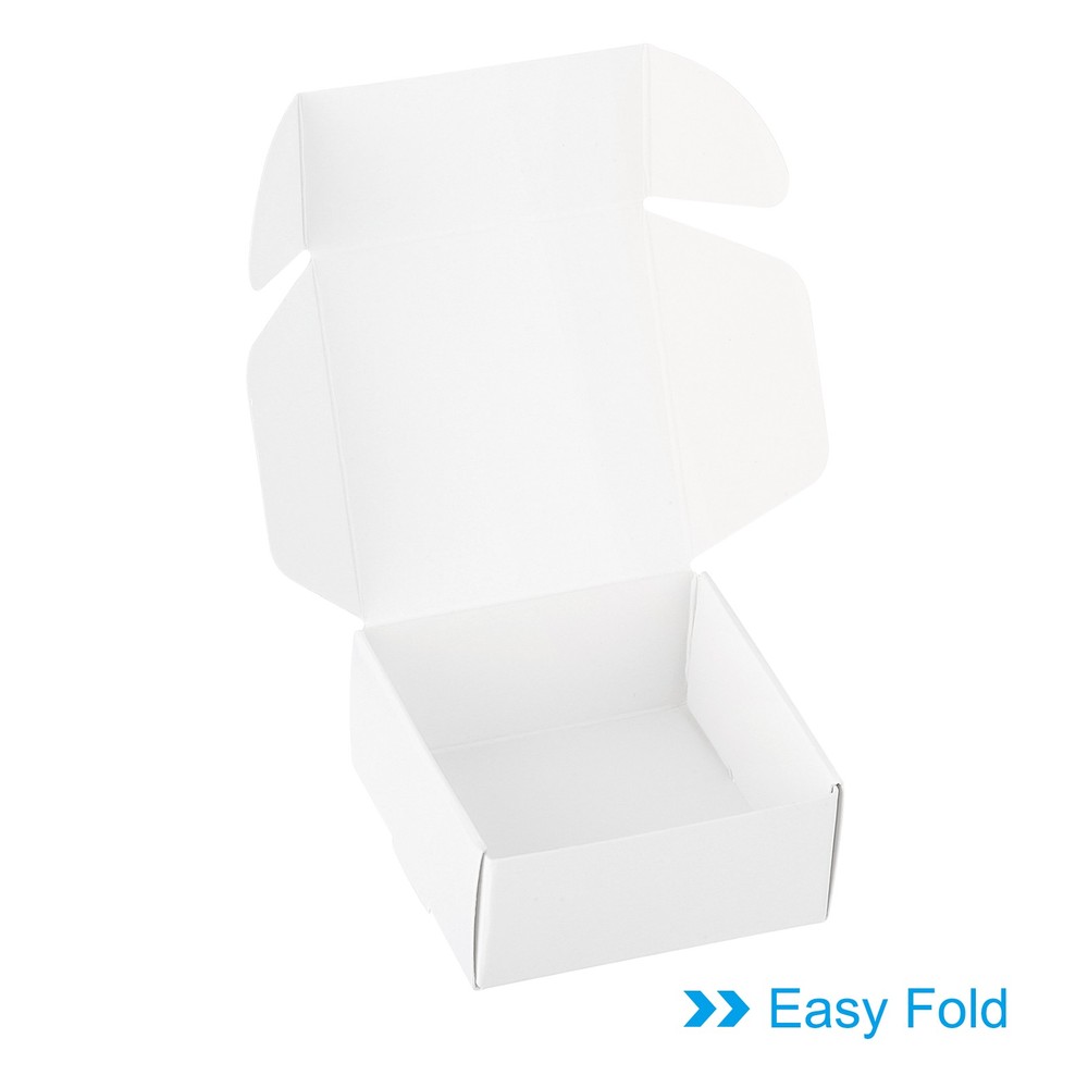20 Pack 2.5x2.5x1.2" Paper Soap Box Soap Boxes Square White
