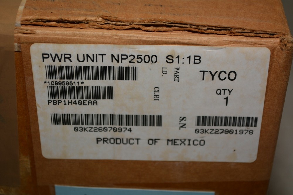 Tyco NP2500 Rectifier S1:1C #M124