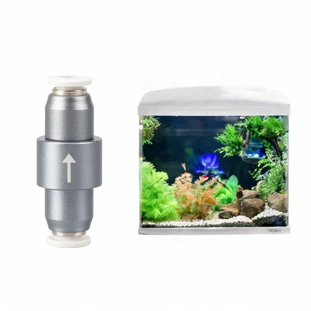 Fish Check Valve CO2 Line Regulator Diffuser CO2 Drop Checker for Non Backflow