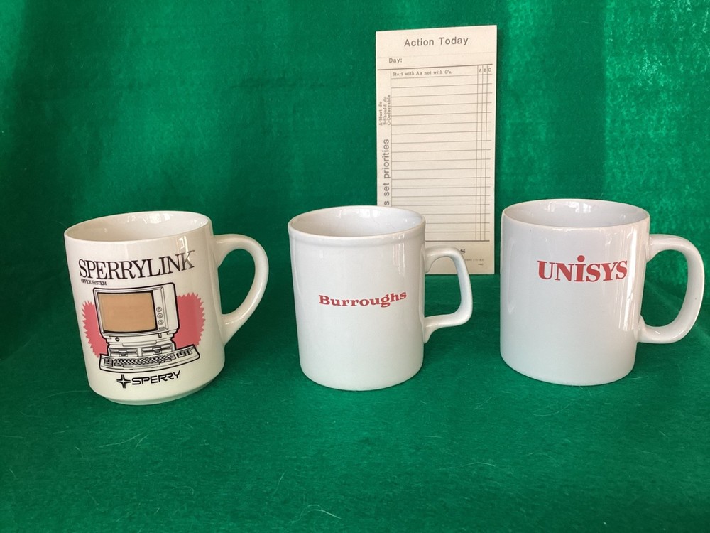 Sperrylink, Burroughs, Unisys Mugs & Notepad