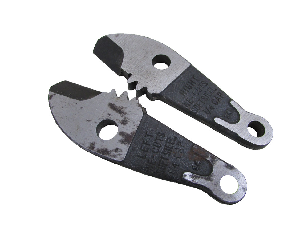 NOS! REPLACEMENT JAWS FOR 14" BOLT CUTTER, LEFT & RIGHT