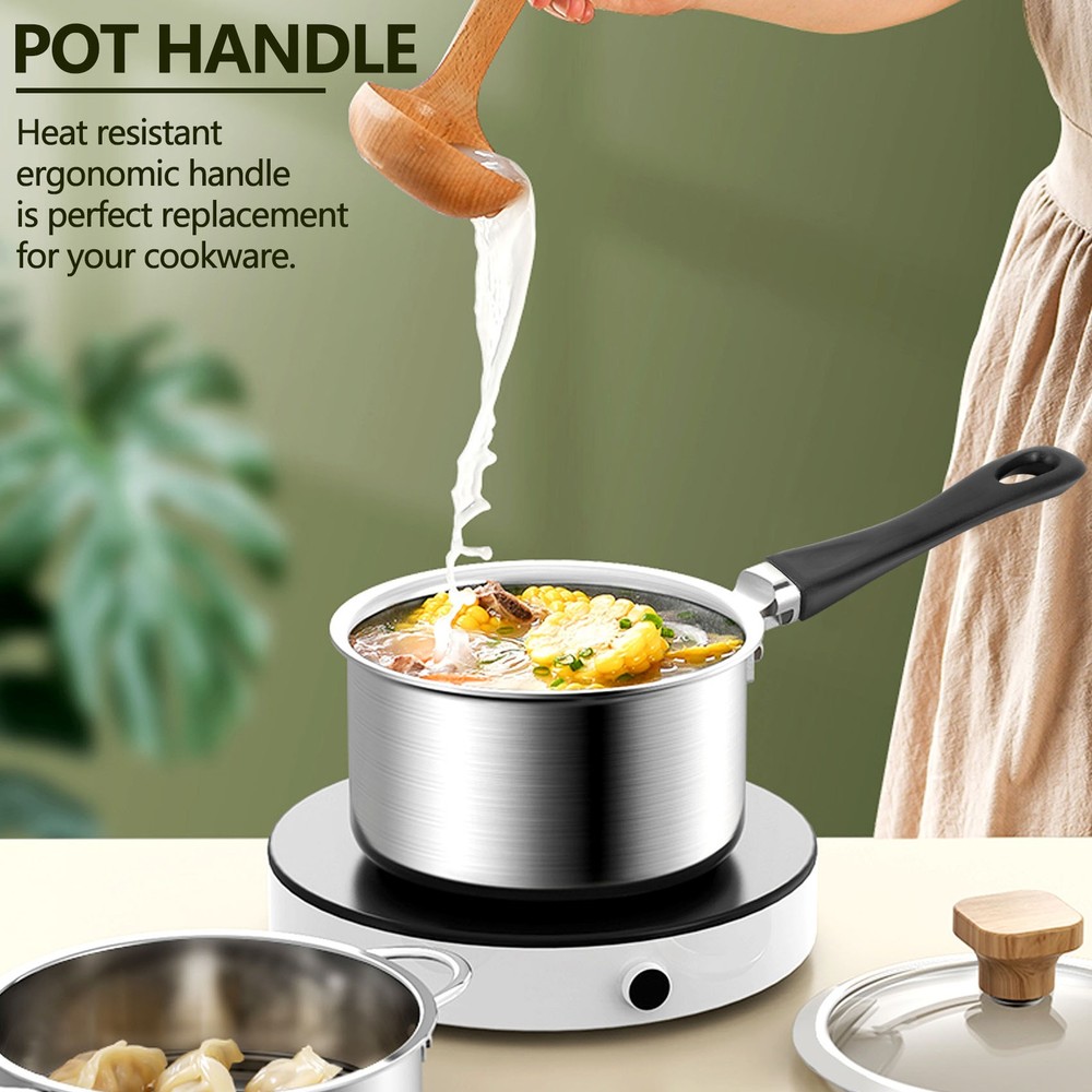 Black Replacement Bakelite Handle for Pan Pot Cookware L6M22022