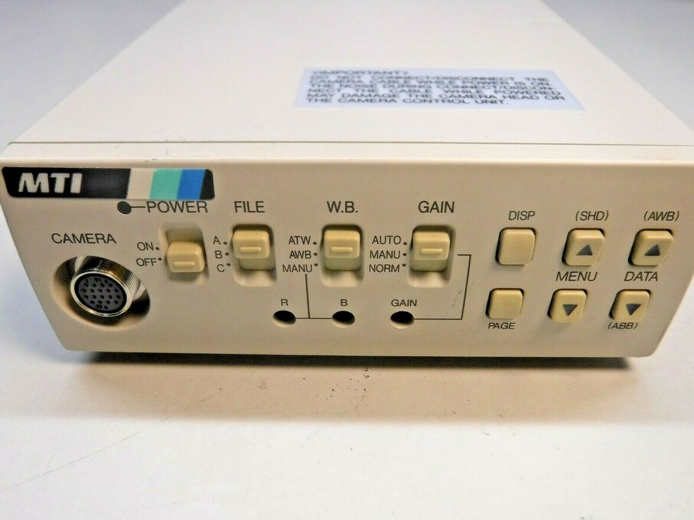 Dage MTI, DC330, CCD Color Microscope Camera Controller Unit, Not Tested