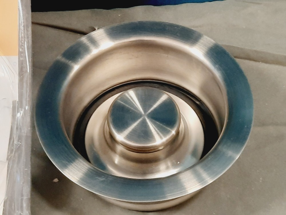 Monogram Brass Disposal Flange Stopper Stainless MB162SS