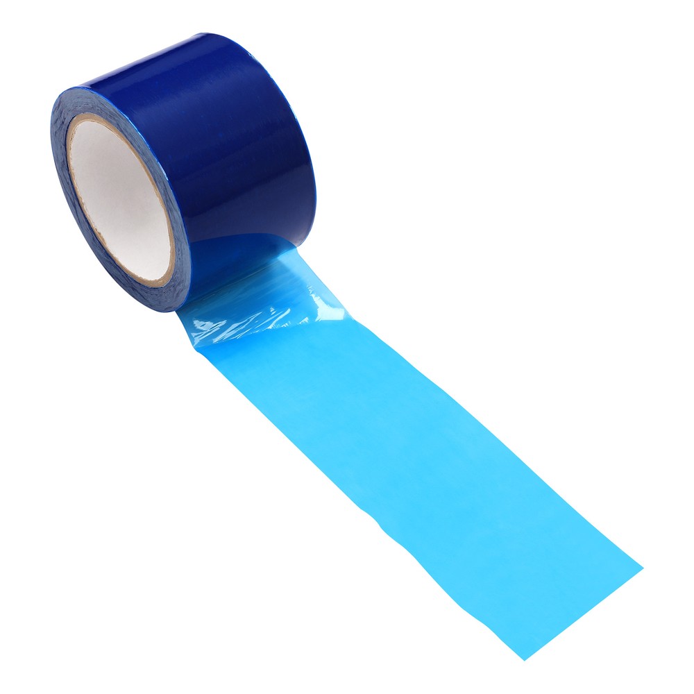 2.76inch x 328ft PE Adhesive Surface Protective Removable Scratch Tape Roll Blue