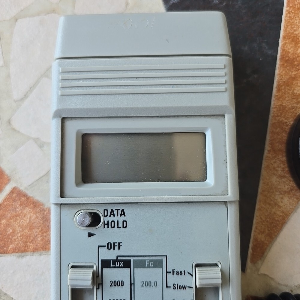 Extech Instruments Light Meter K80537 Tested Working Grey