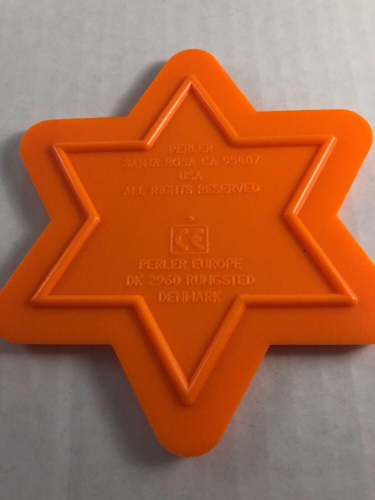 Perler Bead Pegboard Star Shape