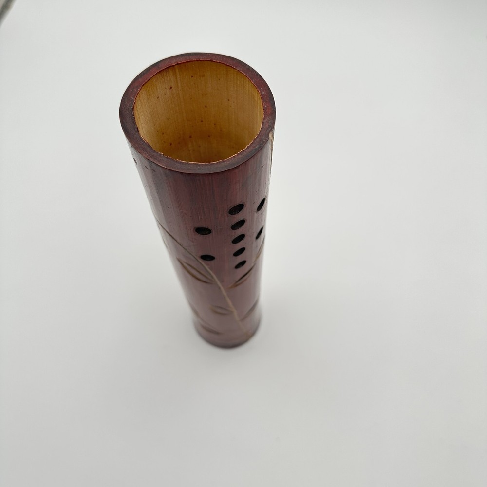 Bamboo Carved Incense Burner / Holder